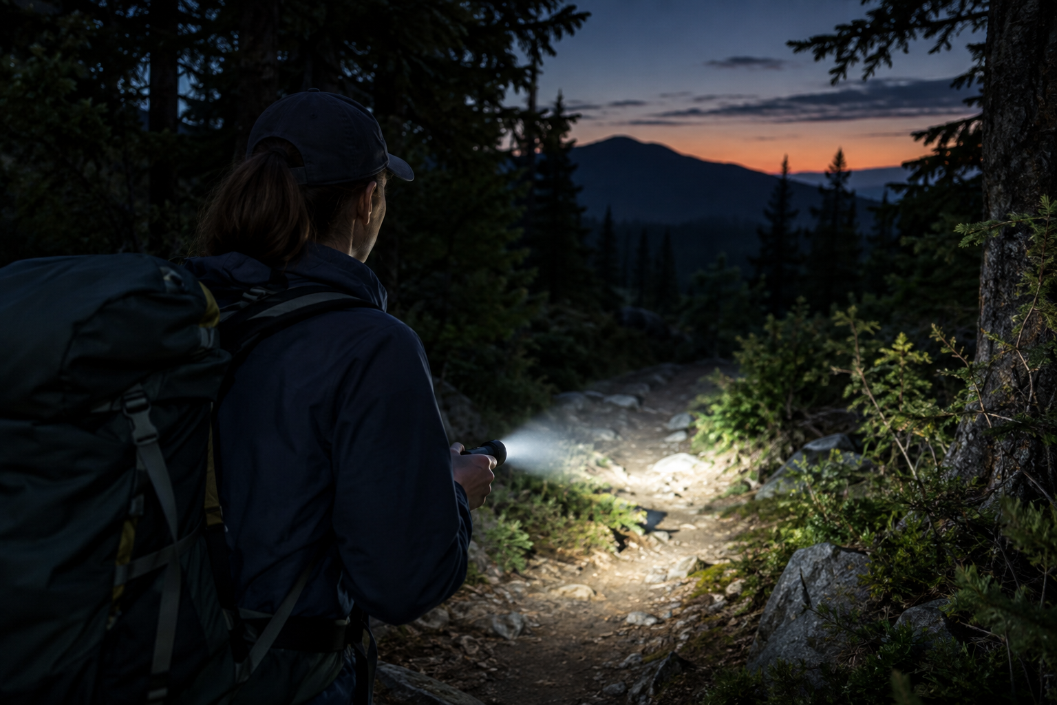 flashlight use