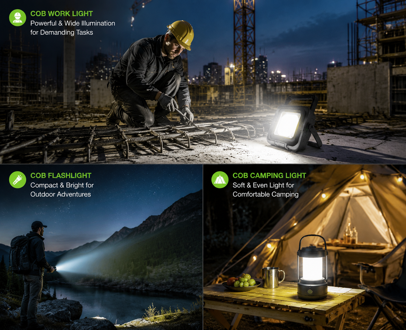 COB LED work light outdoor application