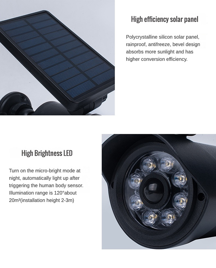 solar motion sensor light