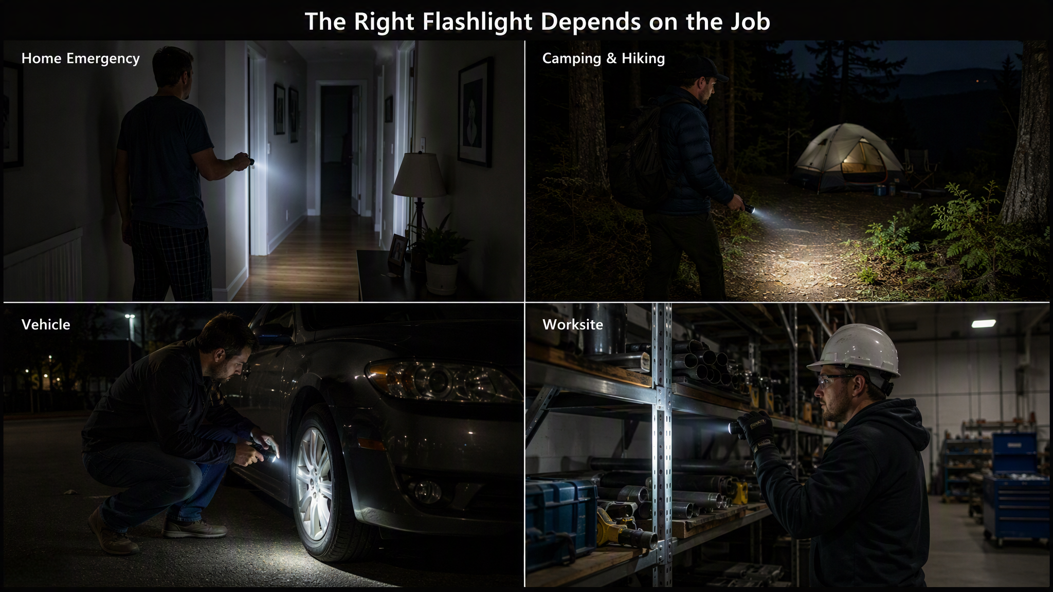 Flashlight Safety for Different Situations