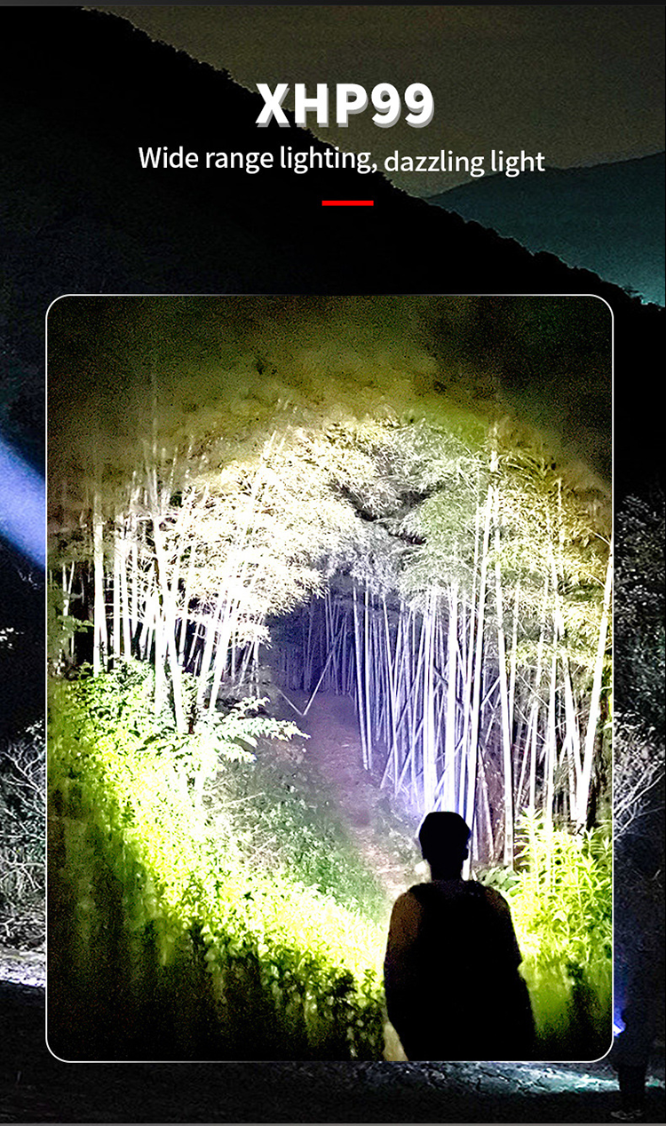 Zoomable laser flashlight