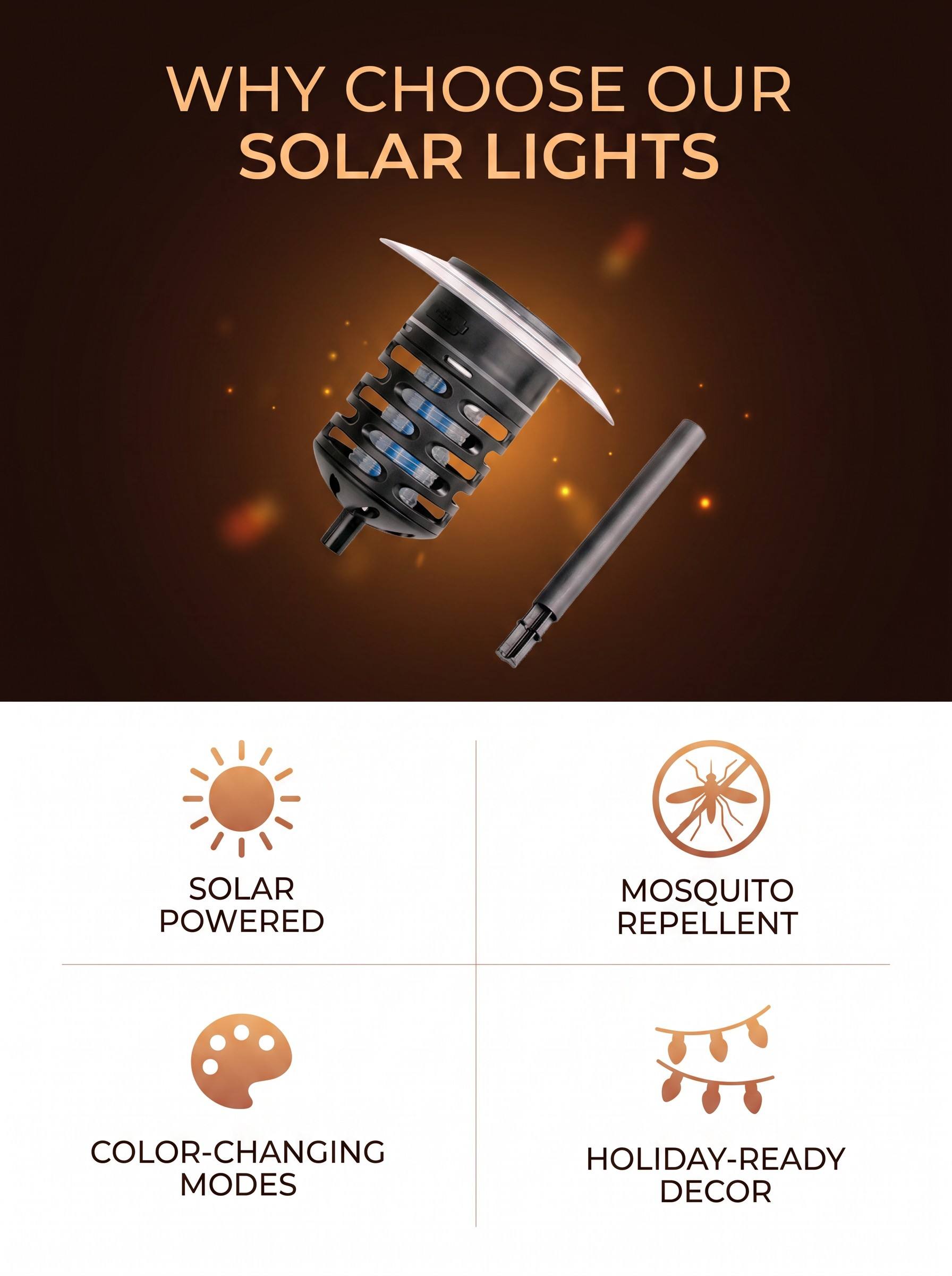 WHY CHOOSE OUR SOLAR LIGHTS