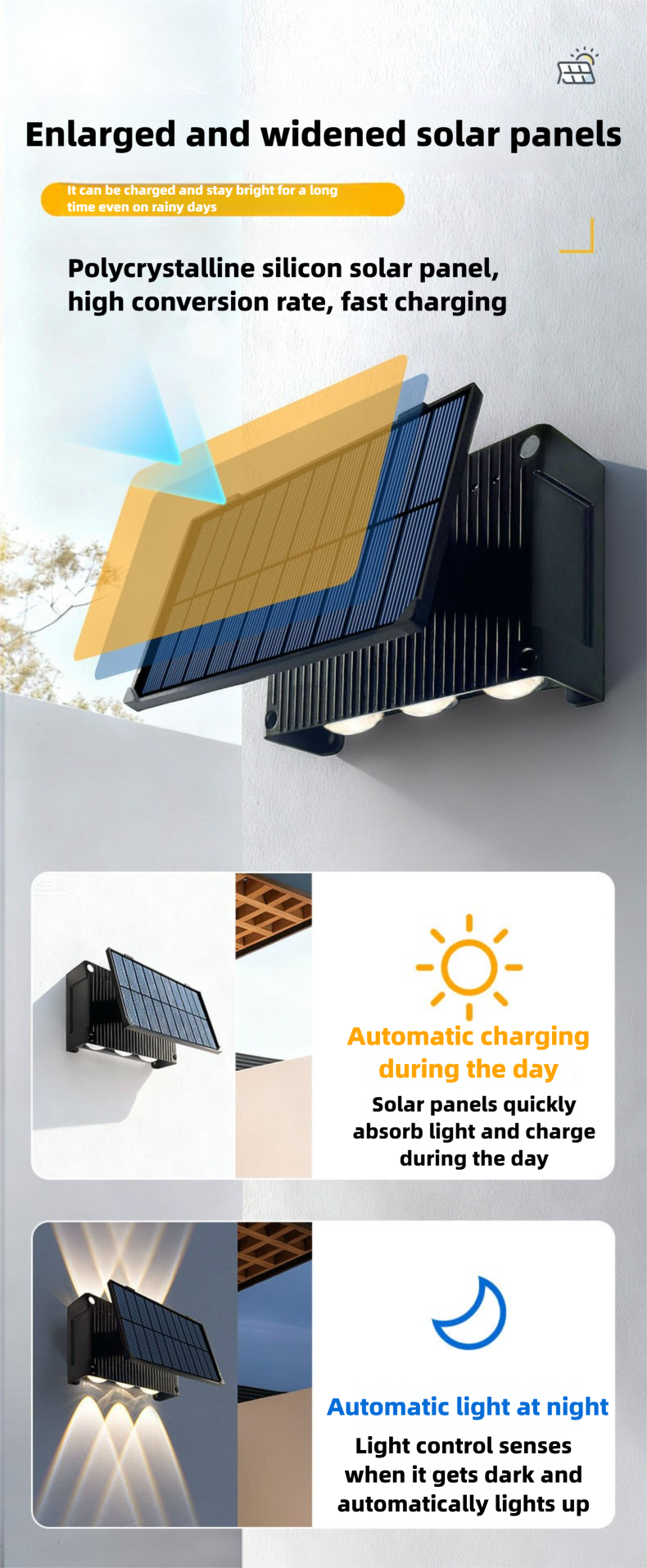 solar wall light
