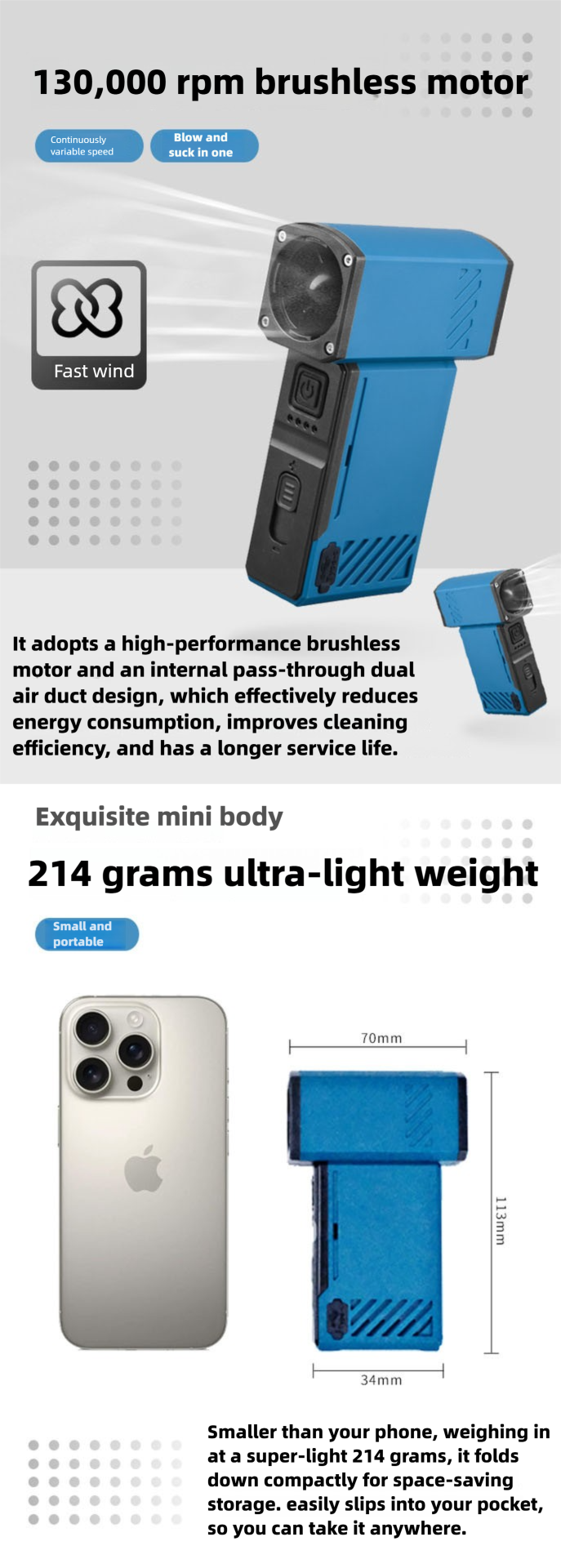 Portable Dust Cleaner  