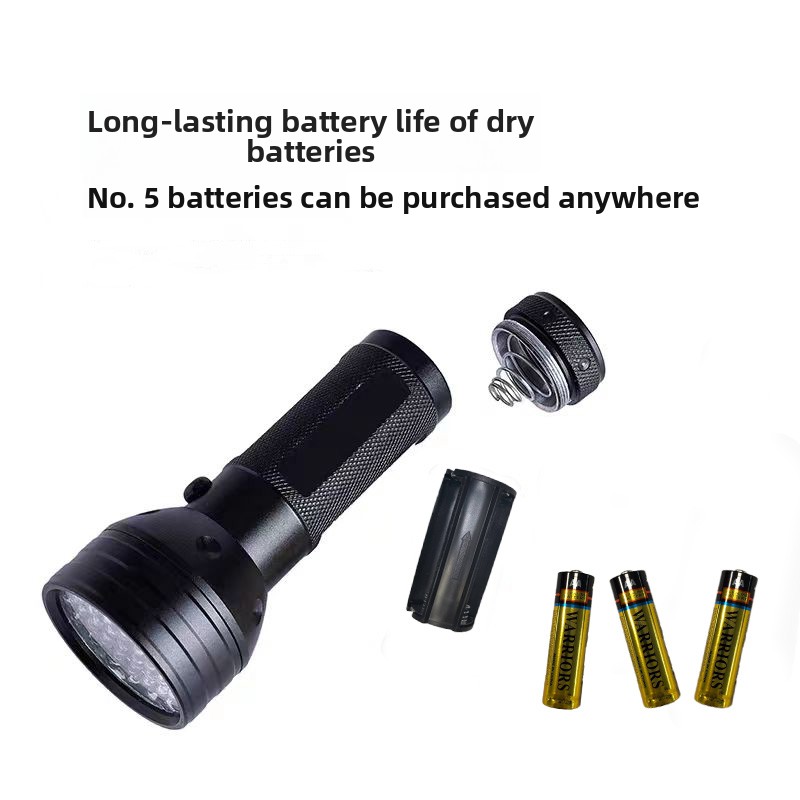 Purple UV LED Flashlight